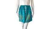 Turquoise Summer Shorts For Women